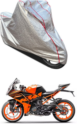 PAGORA Waterproof Two Wheeler Cover for KTM(RC 200 BS6, Silver)