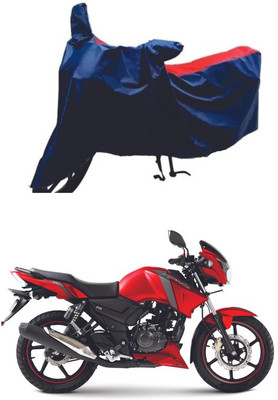 AUTOCAD Waterproof Two Wheeler Cover for TVS(Apache 150, Red, Blue)