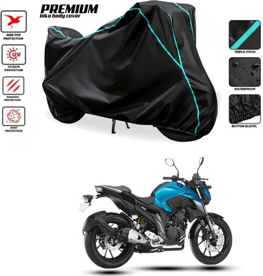 PAGORA Waterproof Two Wheeler Cover for Yamaha(FZ 25 BS6, Black)