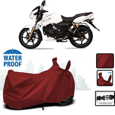 WMIZEXA Waterproof Two Wheeler Cover for TVS(Maroon)