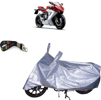 UKIGAL Waterproof Two Wheeler Cover for MV Agusta(BS6, Silver)