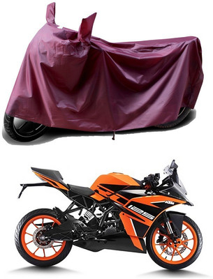 THE REAL ARV Waterproof Two Wheeler Cover for KTM(RC 125, Maroon)