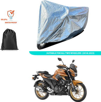CODOKI Waterproof Two Wheeler Cover for Yamaha(FZ-S, Silver)