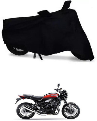 THE REAL ARV Waterproof Two Wheeler Cover for Kawasaki(Z900RS, Black)