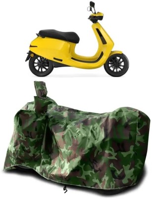 Mdstar Waterproof Two Wheeler Cover for Ola(Scooty, Green)