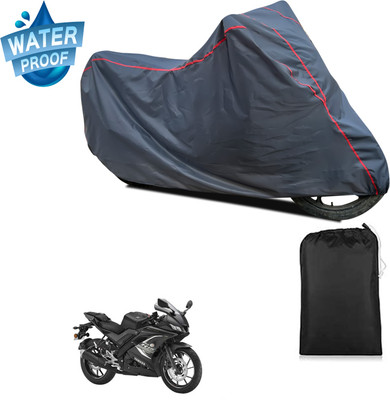 PAGORA Waterproof Two Wheeler Cover for Yamaha(YZF R15 BS6, Grey)