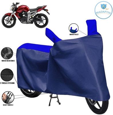 MADAFIYA Waterproof Two Wheeler Cover for Yamaha(FZ16, Blue, Multicolor)