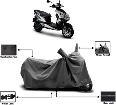 Amexride Two Wheeler Cover for Okinawa(i-Praise, Grey)