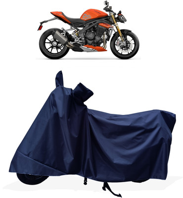 Tricway Two Wheeler Cover for Triumph(Speed Triple BS6, Blue)