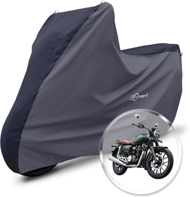 Neodrift Two Wheeler Cover for Honda(Hness CB350, Black, Grey)