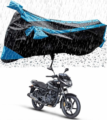 DeepShakshi AUTOMOTIVE Two Wheeler Cover for Bajaj(Pulsar 150, Blue, Black)