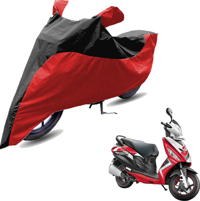 FurniGully Two Wheeler Cover for Hero(Maestro Edge, Black, Red)