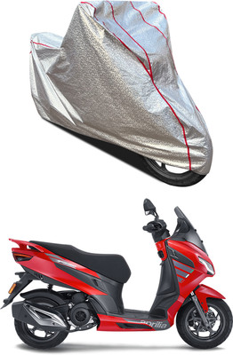 PAGORA Waterproof Two Wheeler Cover for Aprilia(SXR 160 BS6, Silver)