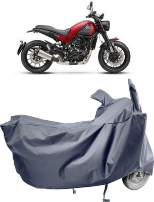 Amexride Two Wheeler Cover for Benelli(Leoncino, Grey)