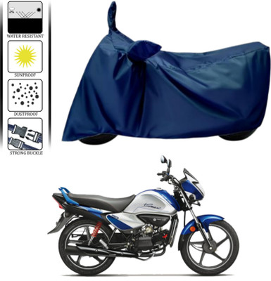 WMIZEXA Waterproof Two Wheeler Cover for Hero(MotoCorp Splendor iSmart, Blue)