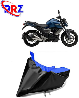 RRZ Waterproof Two Wheeler Cover for Yamaha(FZ-S FI, Black, Blue)