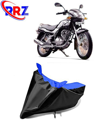 RRZ Waterproof Two Wheeler Cover for TVS(Fiero F2, Black, Blue)