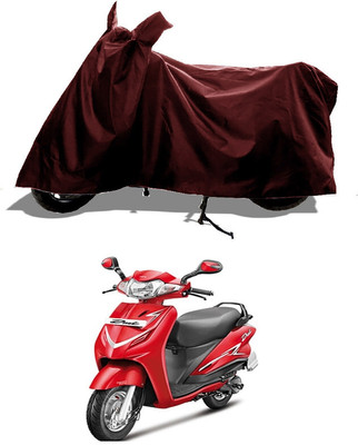 GROFATIK Two Wheeler Cover for Hero(Duet LX 110CC BS6, Maroon)