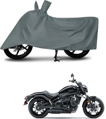 aosis Waterproof Two Wheeler Cover for Kawasaki(Vulcan S, Grey)