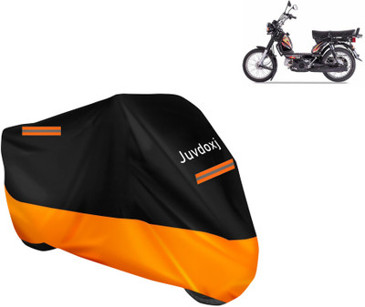 Juvdoxj Waterproof Two Wheeler Cover for TVS(XL 100 Heavy Duty, Orange)