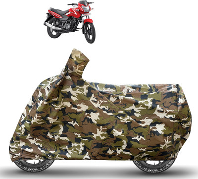 Caronix Waterproof Two Wheeler Cover for TVS(Star Sport, Brown)