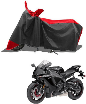 PAGORA Waterproof Two Wheeler Cover for Yamaha(YZF R1M BS6, Red, Black)