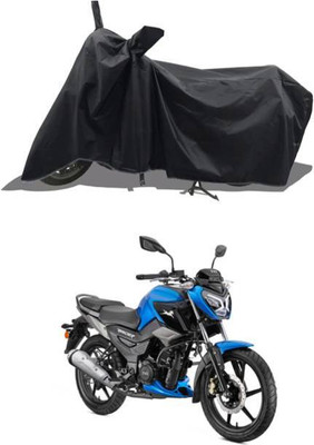 RAAMKM Waterproof Two Wheeler Cover for TVS(Raider, Black)