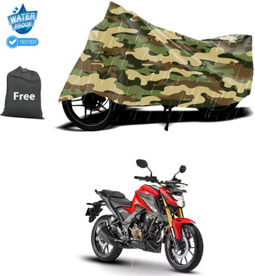 GOSHIV-car and bike accessories Waterproof Two Wheeler Cover for Honda(Yellow)