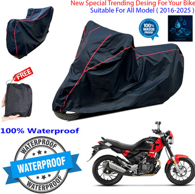 OliverX Waterproof Two Wheeler Cover for Hero(Xpulse 200T, Black)