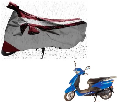 MISSION COLLECTION Waterproof Two Wheeler Cover for Hero(E Scoot, Maroon)