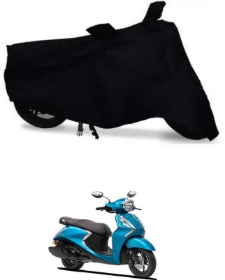 APNEK Waterproof Two Wheeler Cover for Yamaha(Fascino 125, Black)