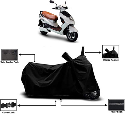Amexride Two Wheeler Cover for Okinawa(Raise, Black)