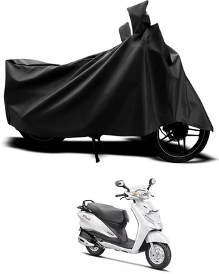 PAGORA Waterproof Two Wheeler Cover for Hero(Duet LX 110CC, Black)