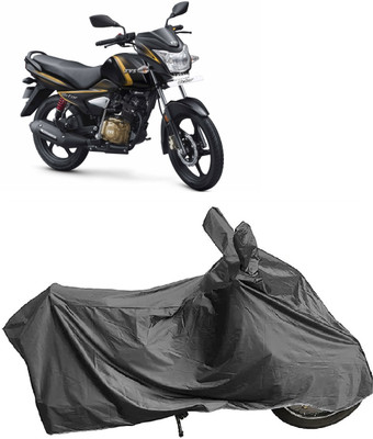 DIGGU Two Wheeler Cover for TVS(Victor Premium BS6, Grey)