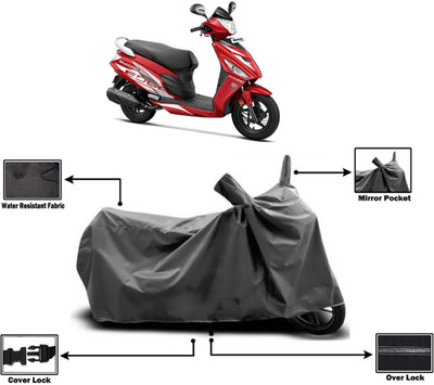 Amexride Two Wheeler Cover for Hero(Maestro, Grey)