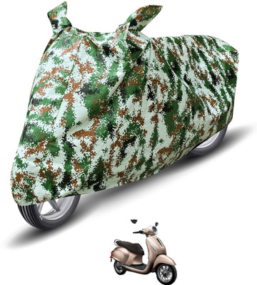MOCKHE Waterproof Two Wheeler Cover for Bajaj(Chetak, Green)