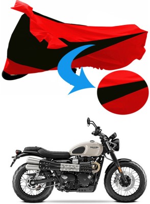 Ascension Two Wheeler Cover for Triumph(Street Scrambler, Black, Red)