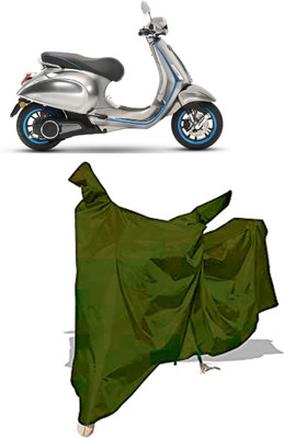 Amexride Two Wheeler Cover for Vespa(Piaggio Elettrica BS6, Maroon)