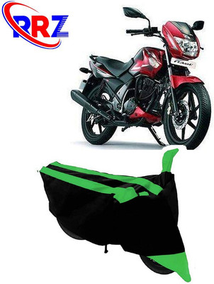 RRZ Waterproof Two Wheeler Cover for TVS(Flame, Black, Green)