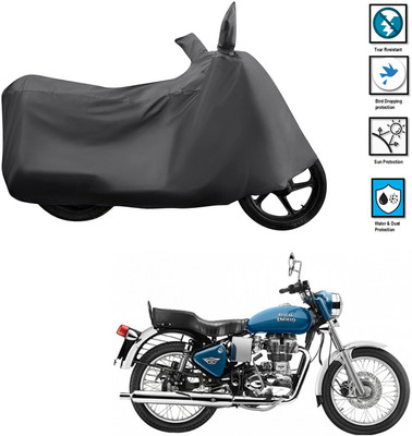 CODOKI Waterproof Two Wheeler Cover for Royal Enfield(Electra, Grey)