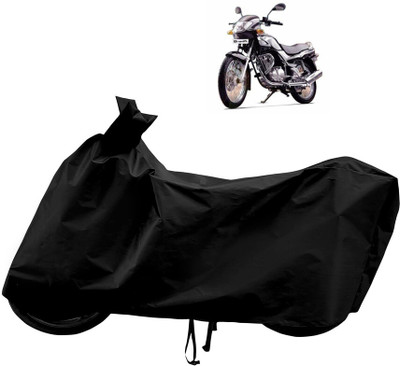 Horseyaart Waterproof Two Wheeler Cover for TVS(Fiero F2, Black)