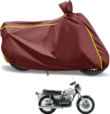 Euro Care Waterproof Two Wheeler Cover for Yamaha(RD 350, Maroon)
