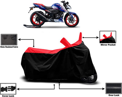 Amexride Two Wheeler Cover for TVS(Apache RTR 165 RP, Red)