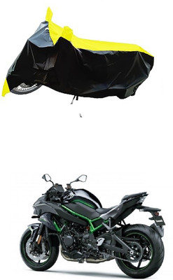 VESMEI Two Wheeler Cover for Kawasaki(ZH2 BS6, Yellow)