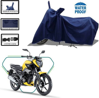 RAAMKM Waterproof Two Wheeler Cover for TVS(Raider, Blue)