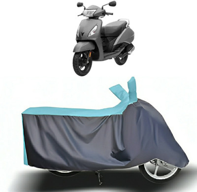 Mdstar Waterproof Two Wheeler Cover for TVS(Jupiter, Grey)