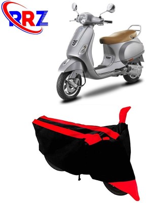 RRZ Waterproof Two Wheeler Cover for Vespa(Vespa VXL, Black, Red)