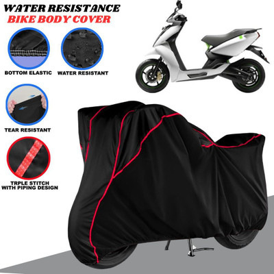 SRP PRODUCT Waterproof Two Wheeler Cover for Ather(Black, Red)