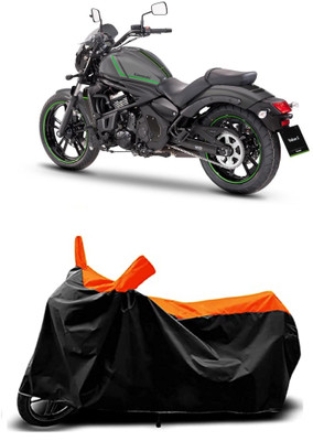 VESMEI Two Wheeler Cover for Kawasaki(Vulcan S BS6, Orange)