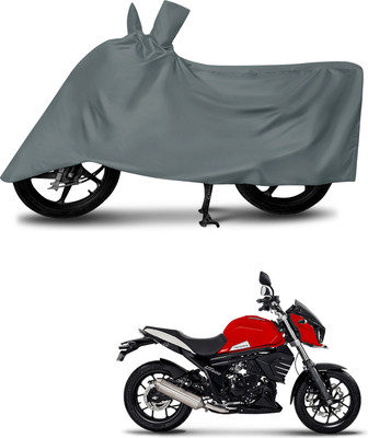 aosis Waterproof Two Wheeler Cover for Mahindra(MOJO XT 300, Grey)